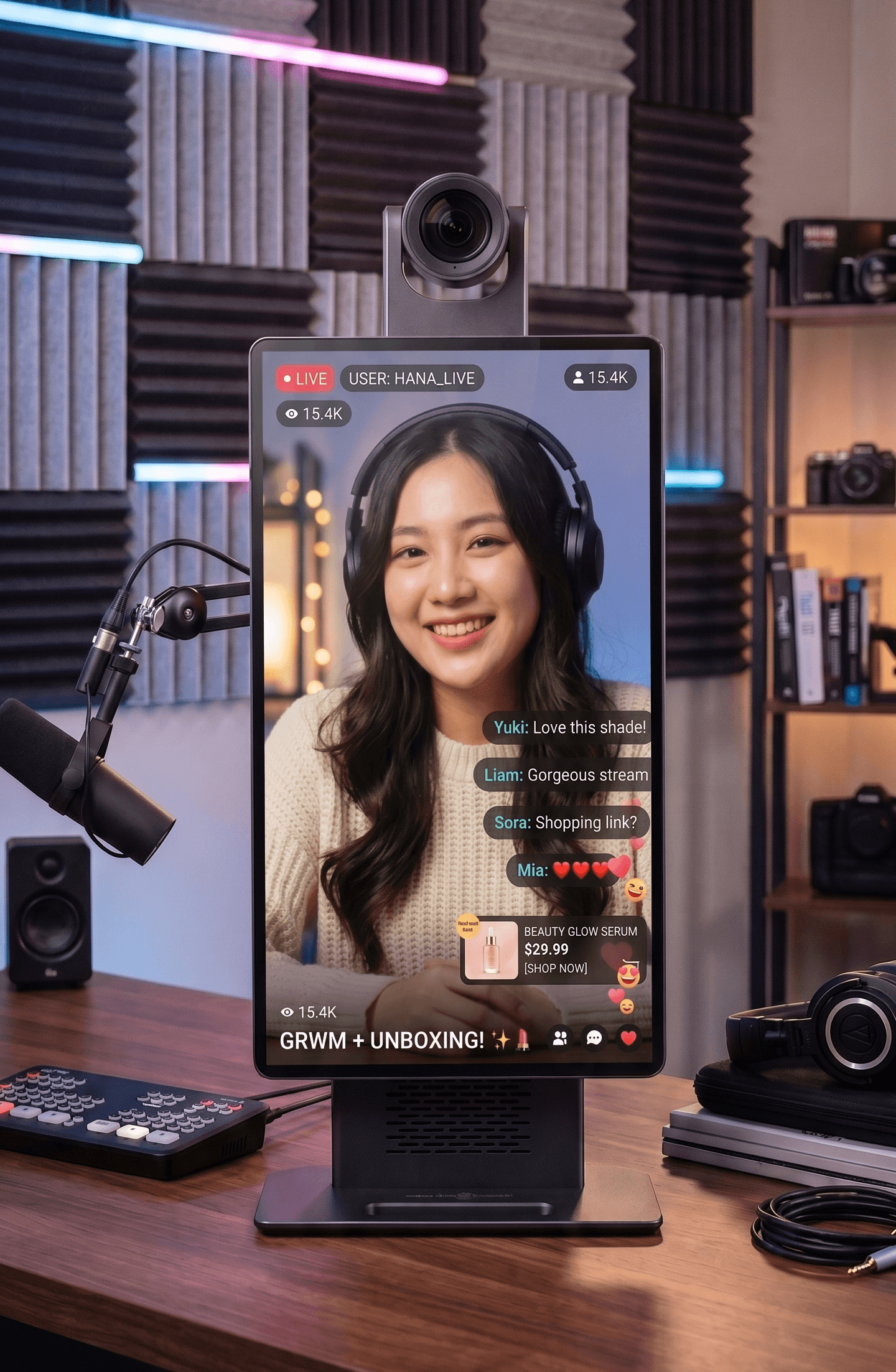 หน้าจอพกพา Smart Beauty Mode